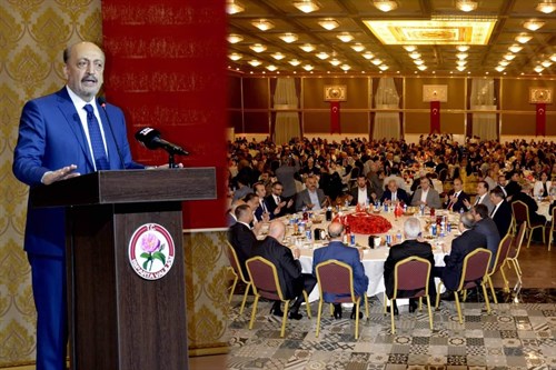 Çalışma ve Sosyal Güvenlik Bakanı Sayın Vedat BİLGİN İftar Programımıza katıldı